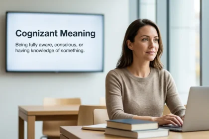 cognizant meaning
