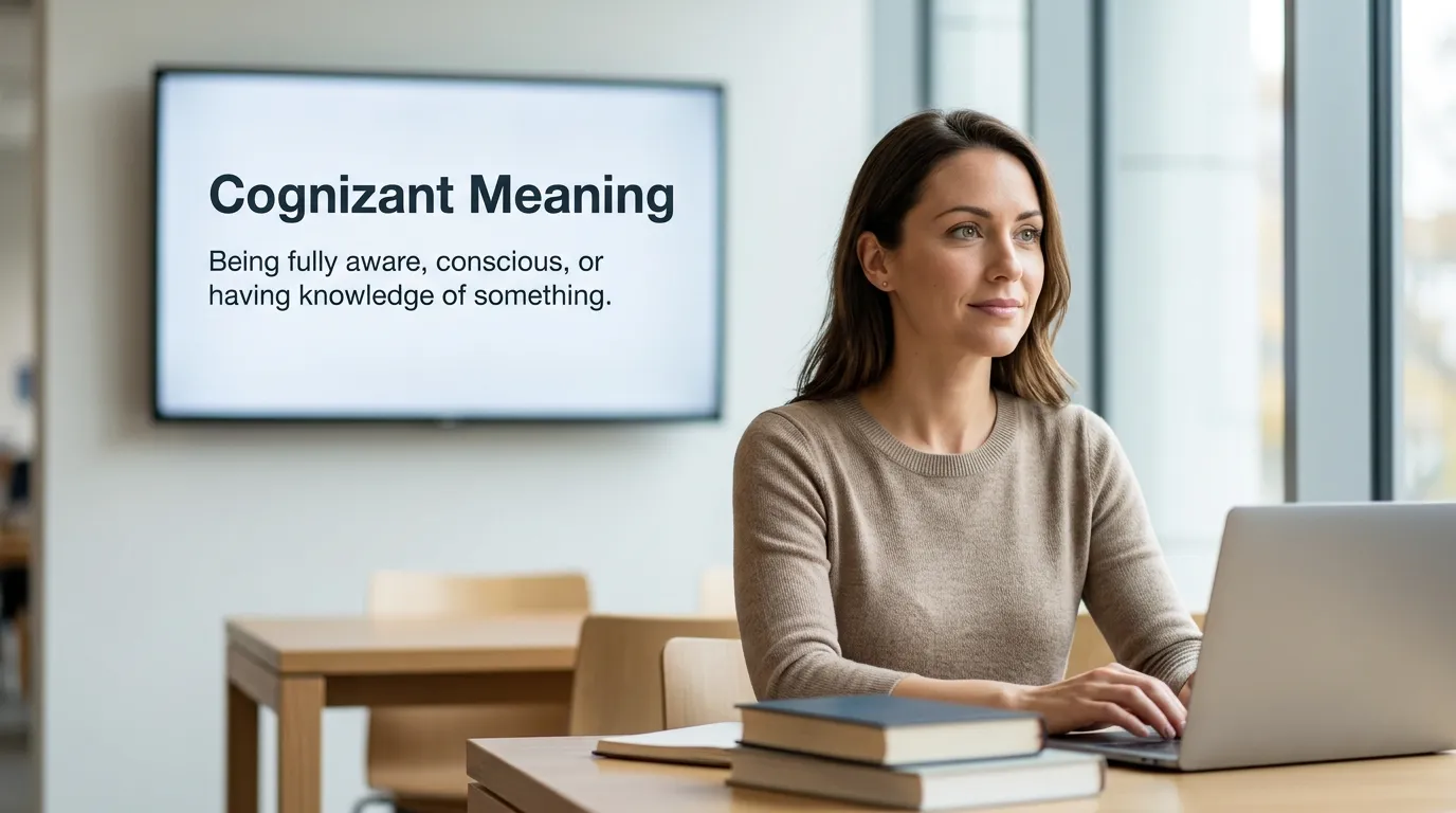cognizant meaning