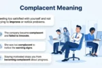 Complacent Meaning