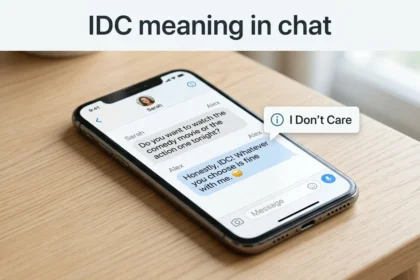 Idc Meaning in Chat