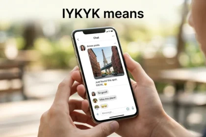 Iykyk Means