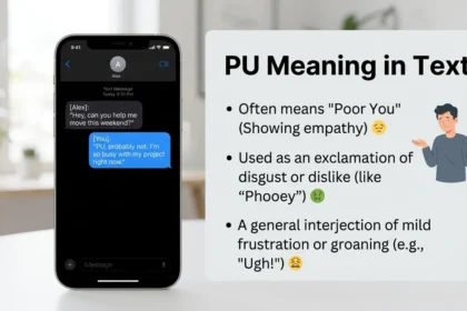 pu meaning in text