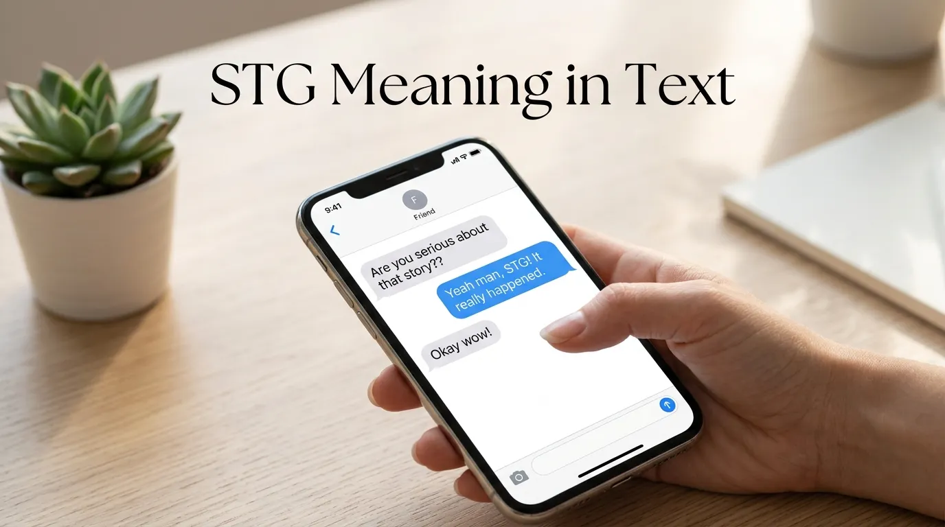 STG Meaning in Text