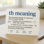 Th Meaning