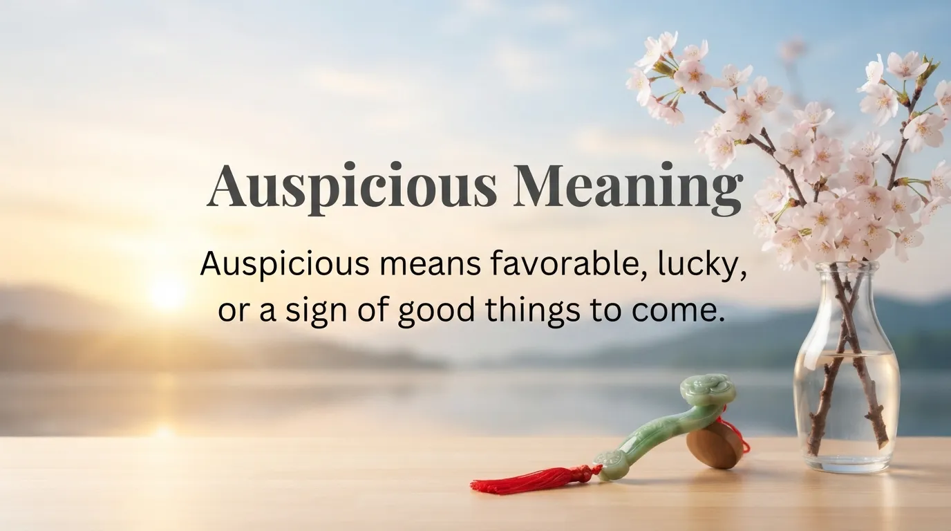 Auspicious Meaning