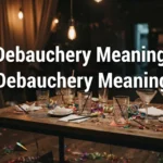 Debauchery Meaning