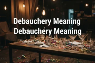 Debauchery Meaning