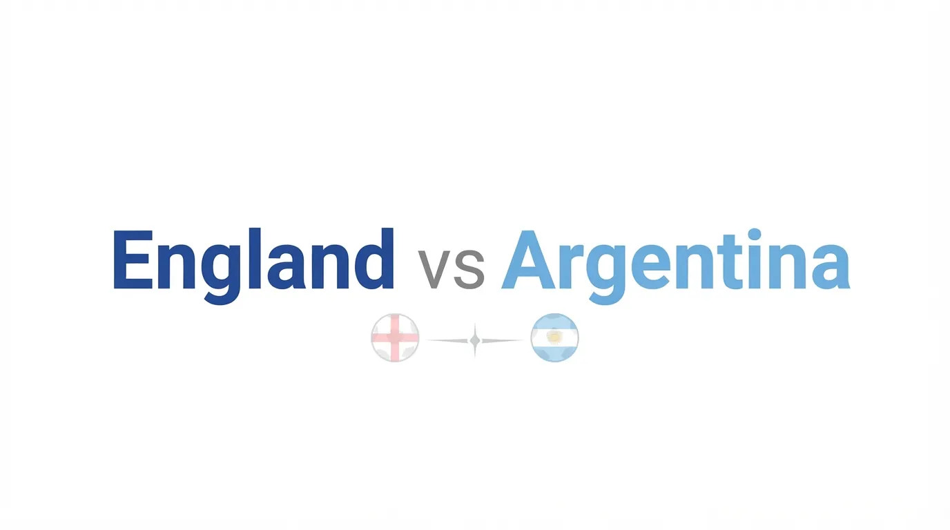 England vs Argentina