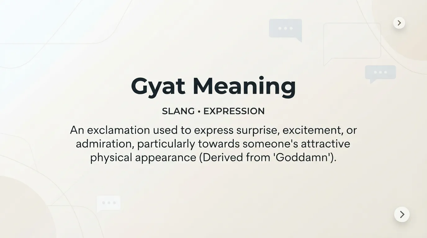 Gyat Meaning