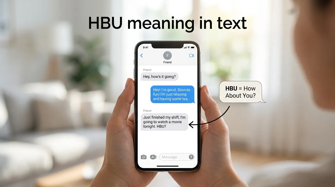 Hbu Meaning in Text