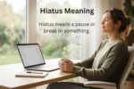 hiatus meaning