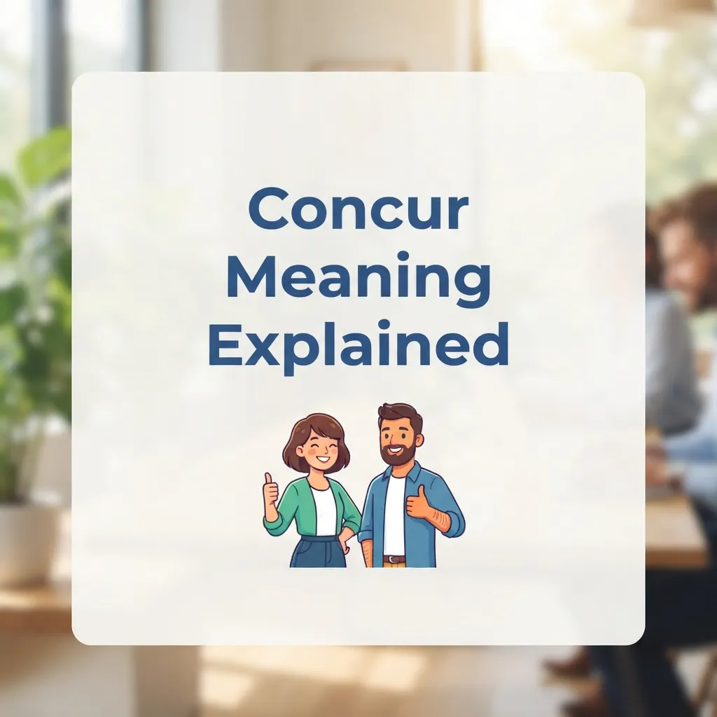 How to Use Concur in a Sentence