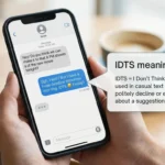 Idts Meaning in Text