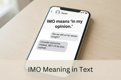 IMO Meaning in Text