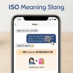 ISO Meaning Slang