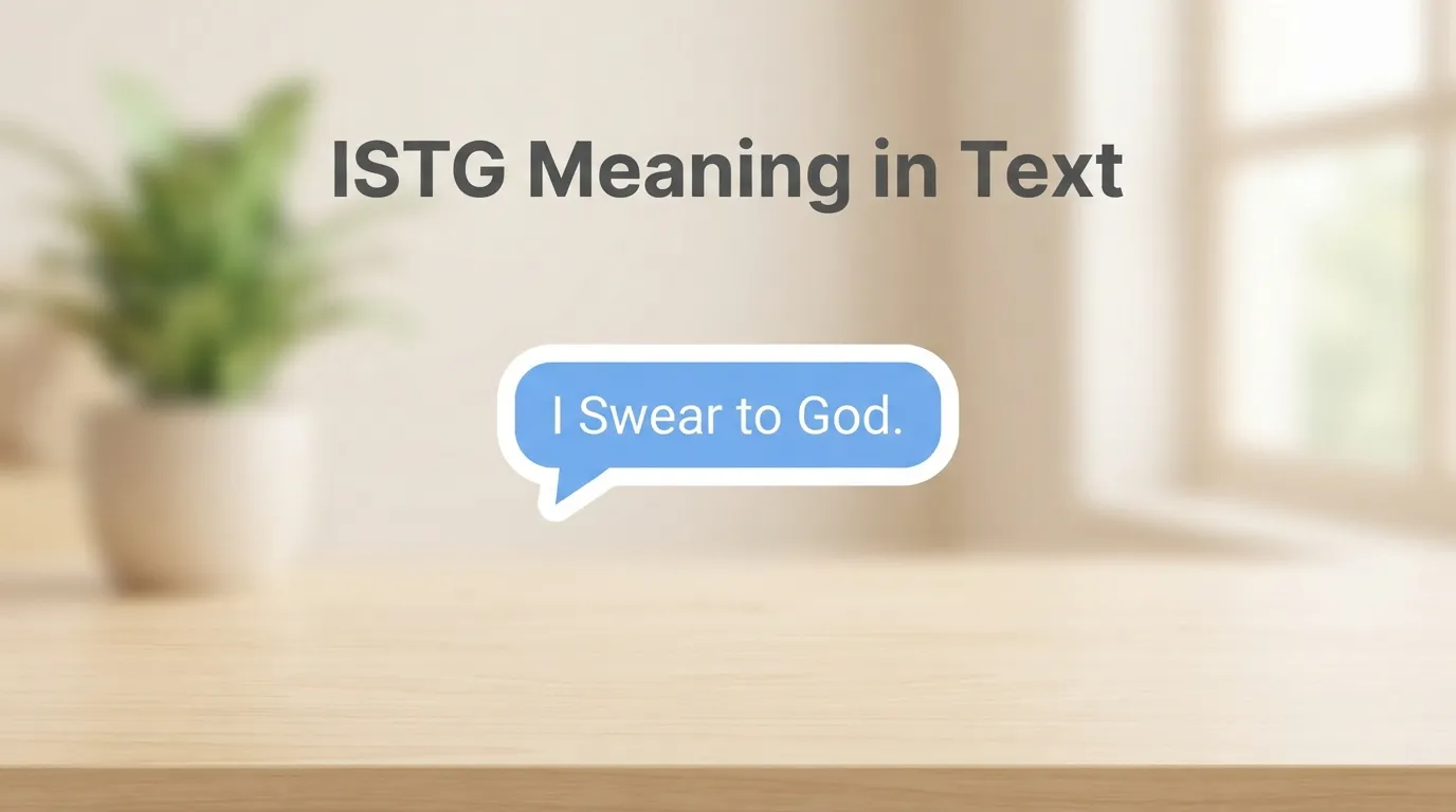 ISTG Meaning in Text