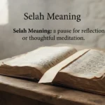Selah Meaning