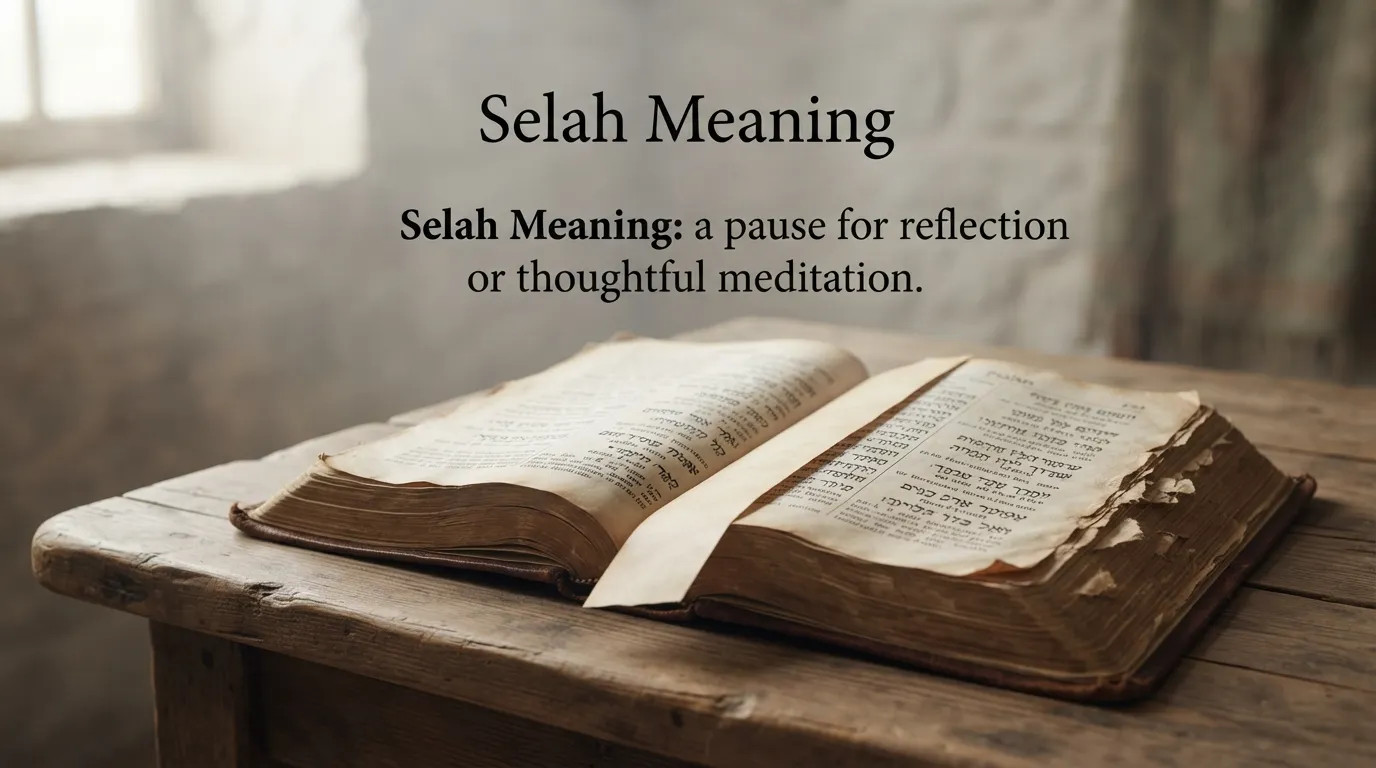 Selah Meaning