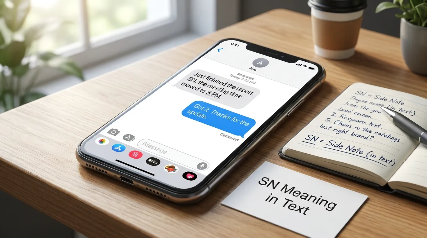 SN Meaning in Text