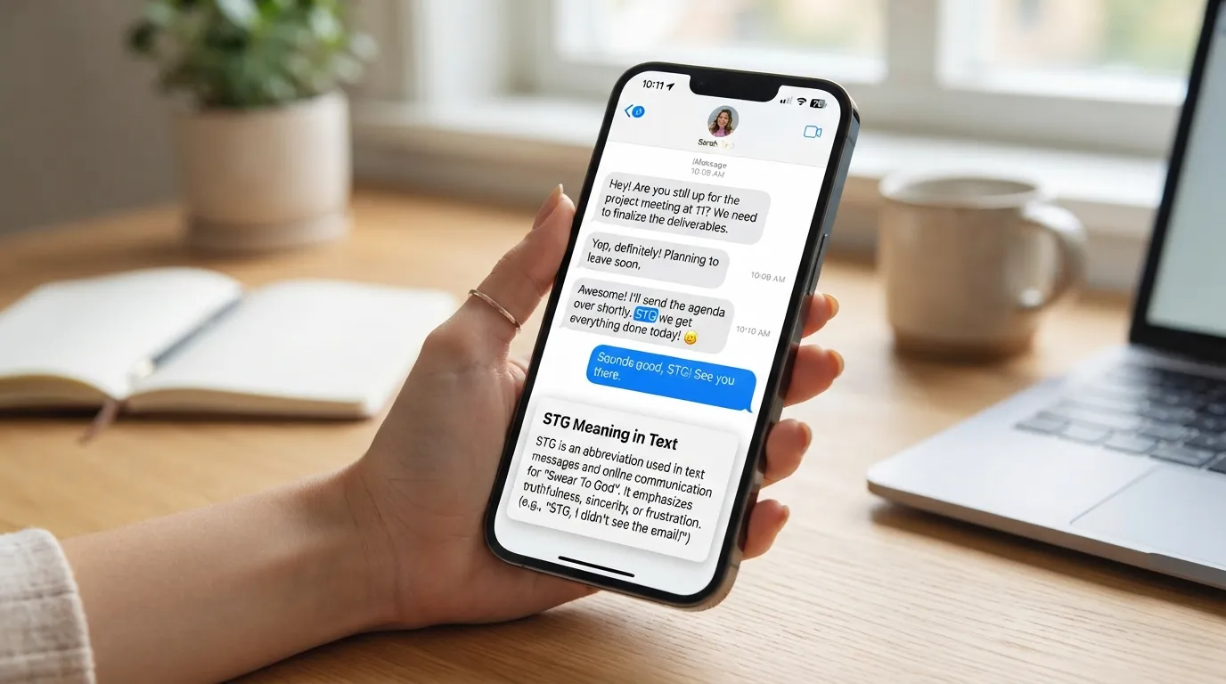 STG Meaning in Text