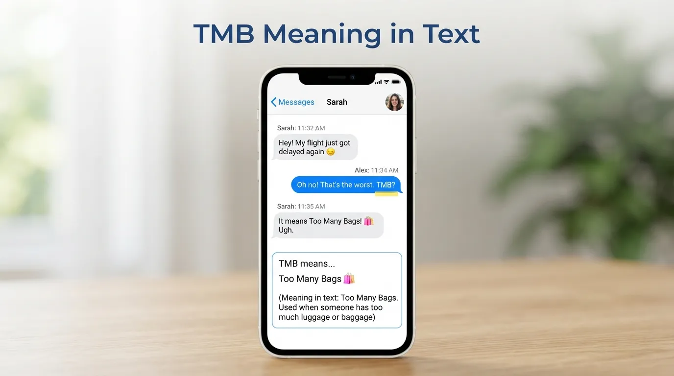 TMB Meaning in Text