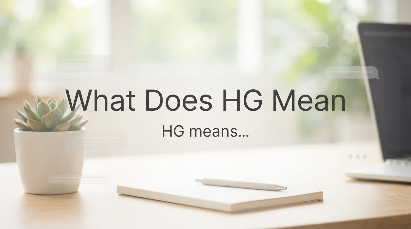 What Does HG Mean