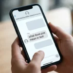 what does pos mean in text