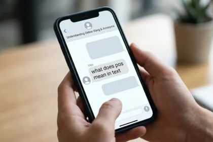 what does pos mean in text