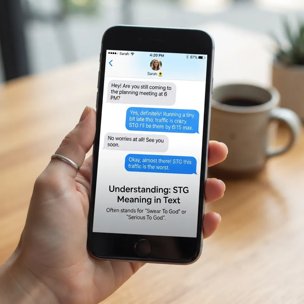 What Does STG Mean in Text?