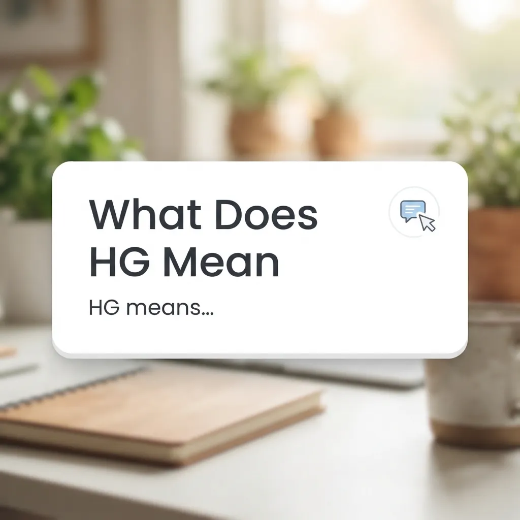 What HG Means on TikTok, Snapchat & over Text