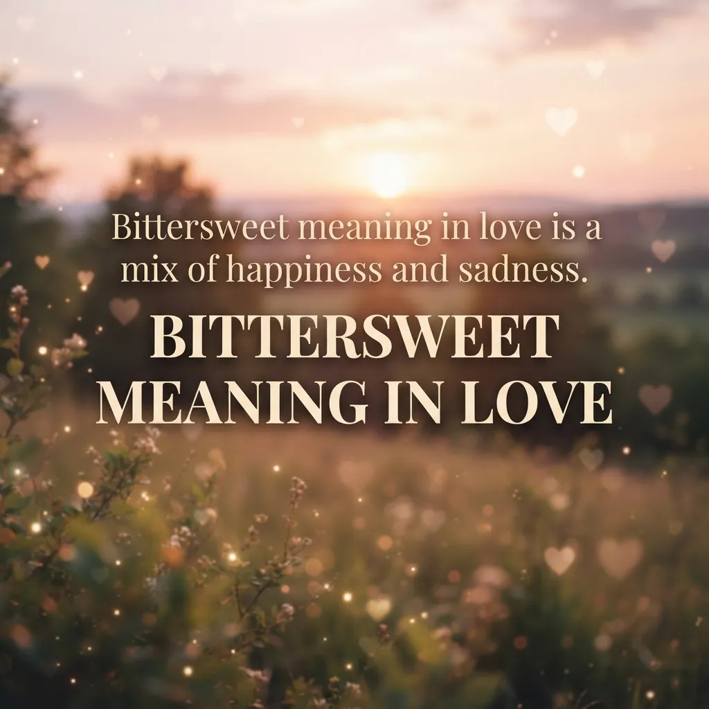 What Is the Meaning of Bittersweet?