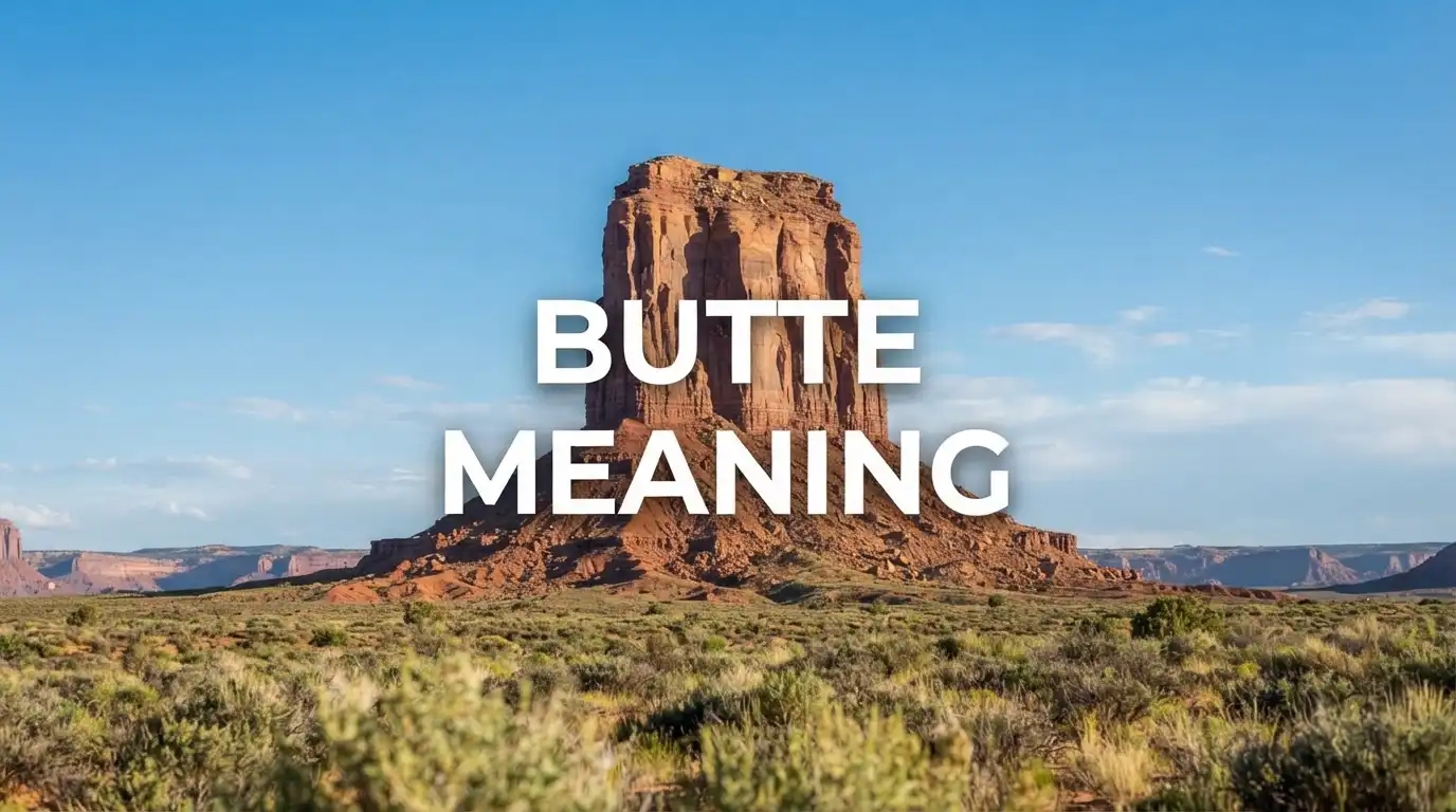 Butte Meaning