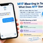 myf meaning in text