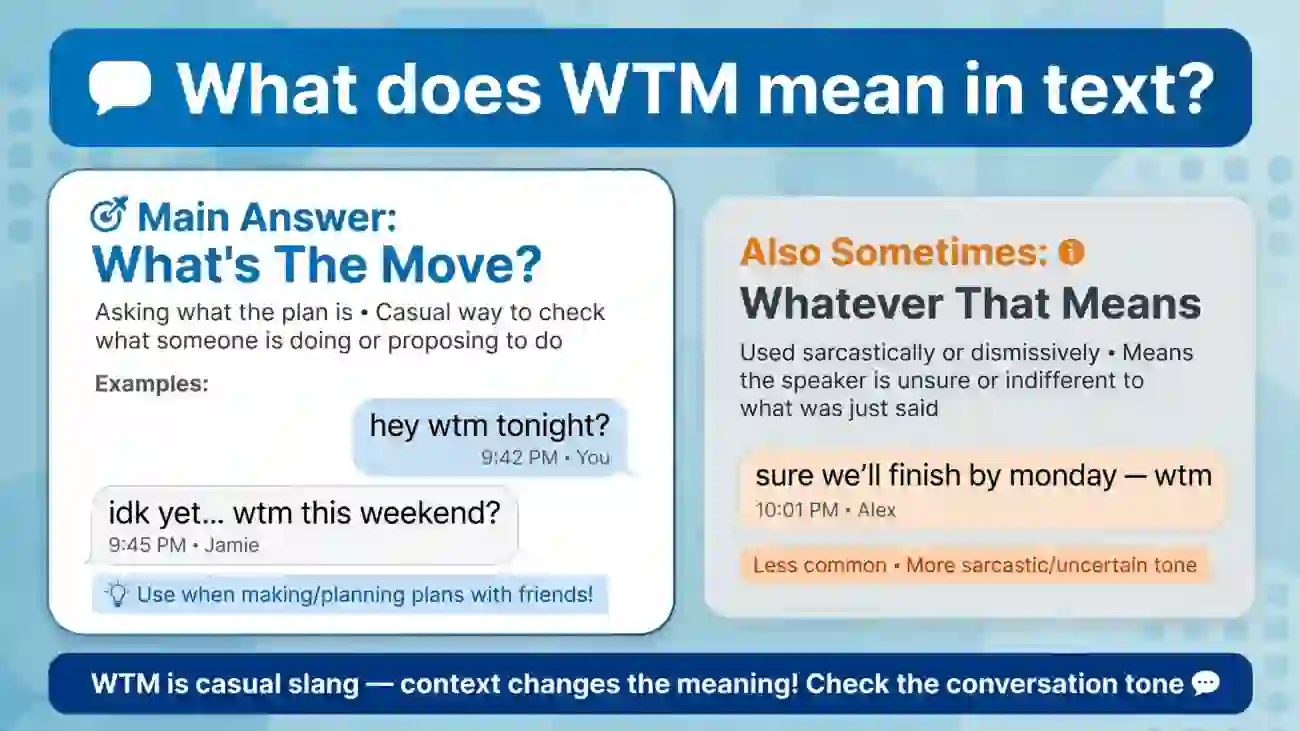 wtm meaning in text