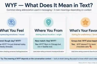 wyf meaning in text