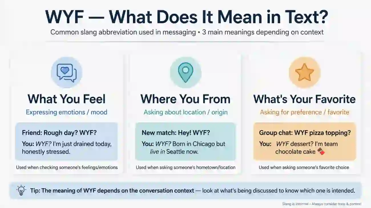 wyf meaning in text